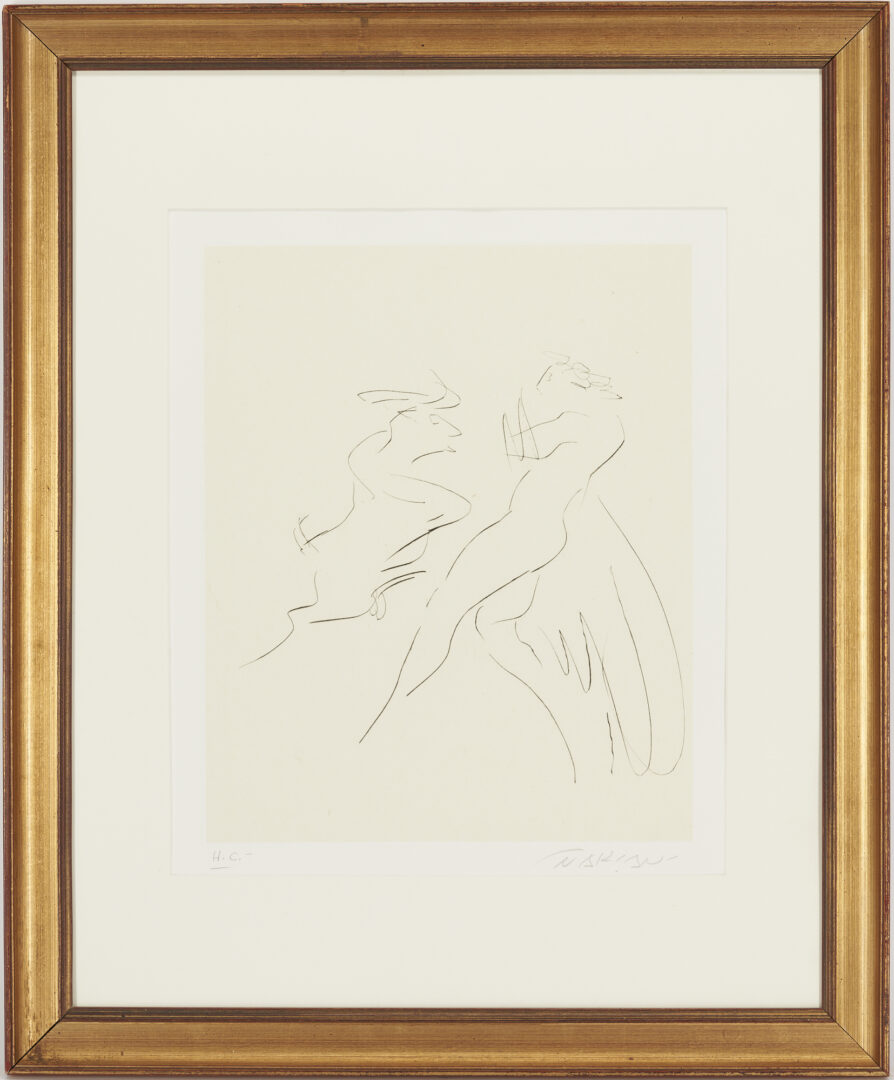 Lot 824: Two Reuben Nakian Drypoints, Myths and Legends Series