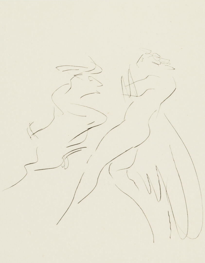 Lot 824: Two Reuben Nakian Drypoints, Myths and Legends Series