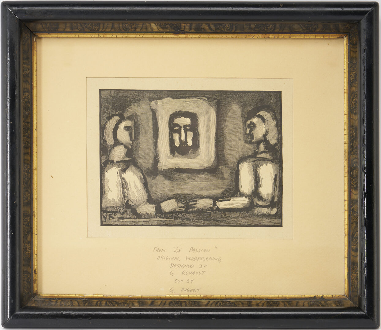 Lot 825: 3 Prints: 2 Ted Faiers and 1 George Rouault
