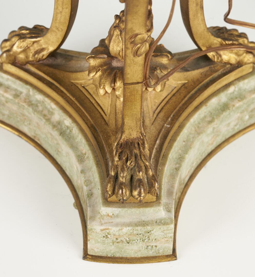 Lot 84: Pair Ormolu and Marble Candelabra, Susse Freres and F. Rambaud