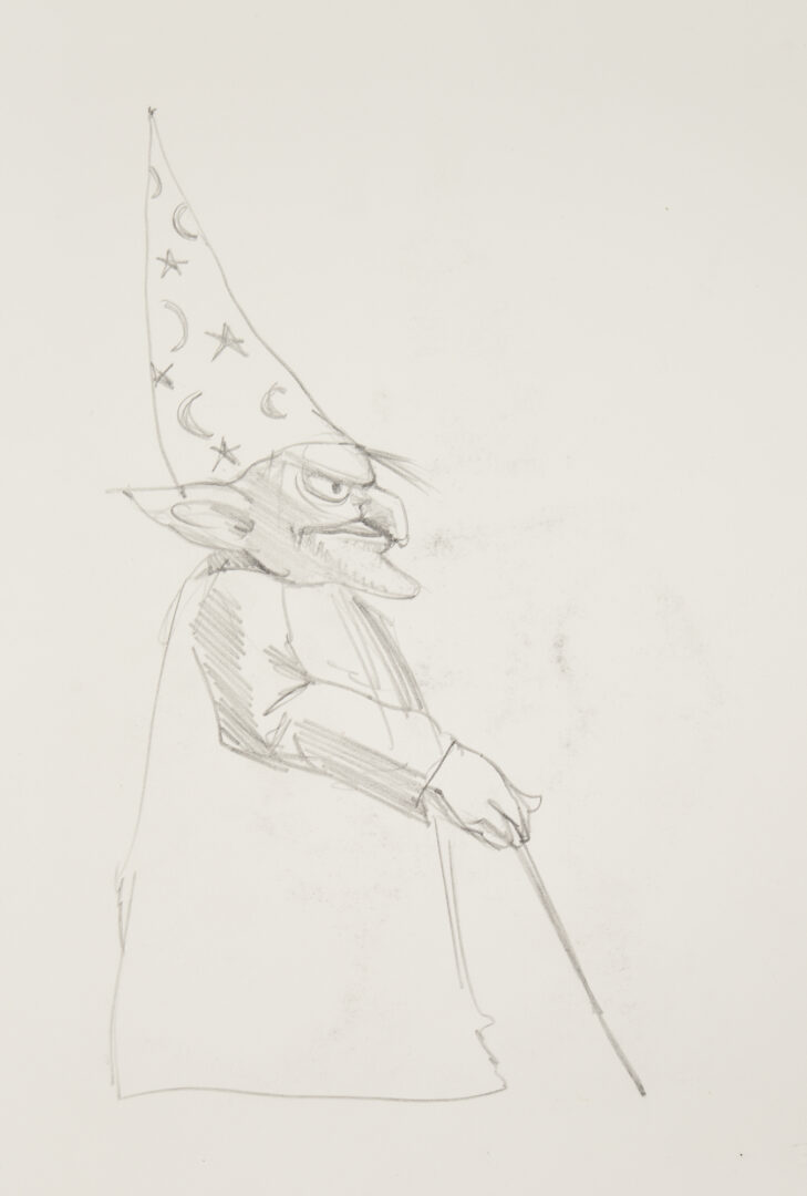 Lot 857: 4 Werner Wildner Artworks of Gnomes