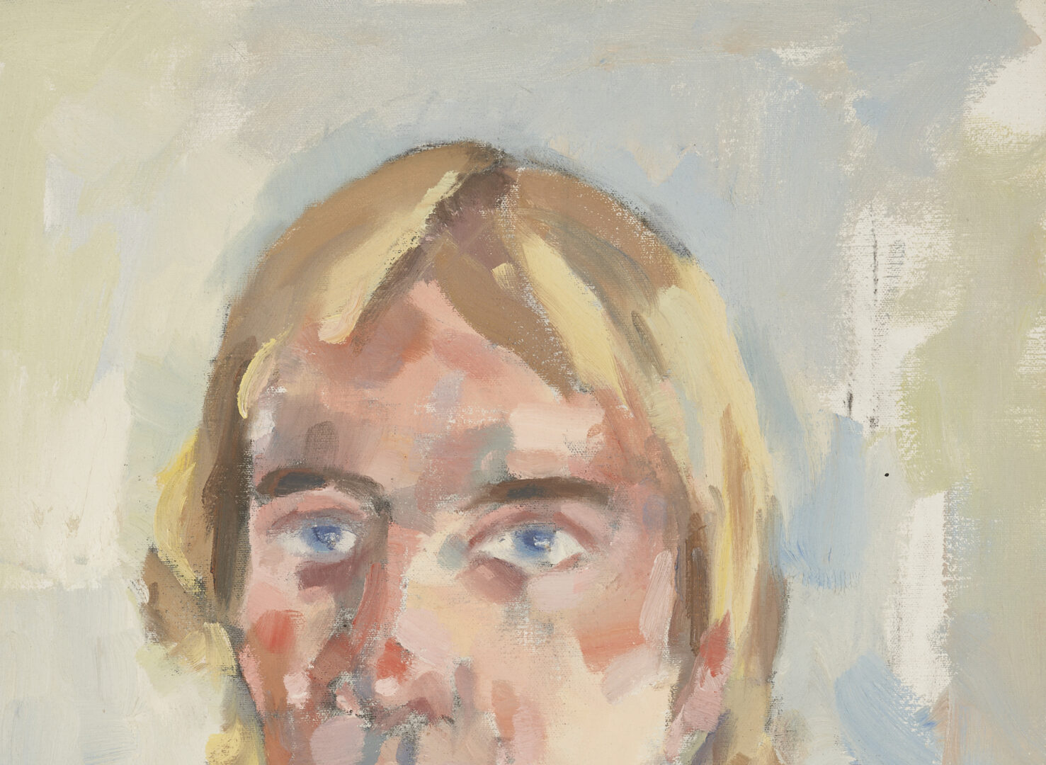 Lot 864: George Cress O/C Portrait of a Man, Blonde Hair
