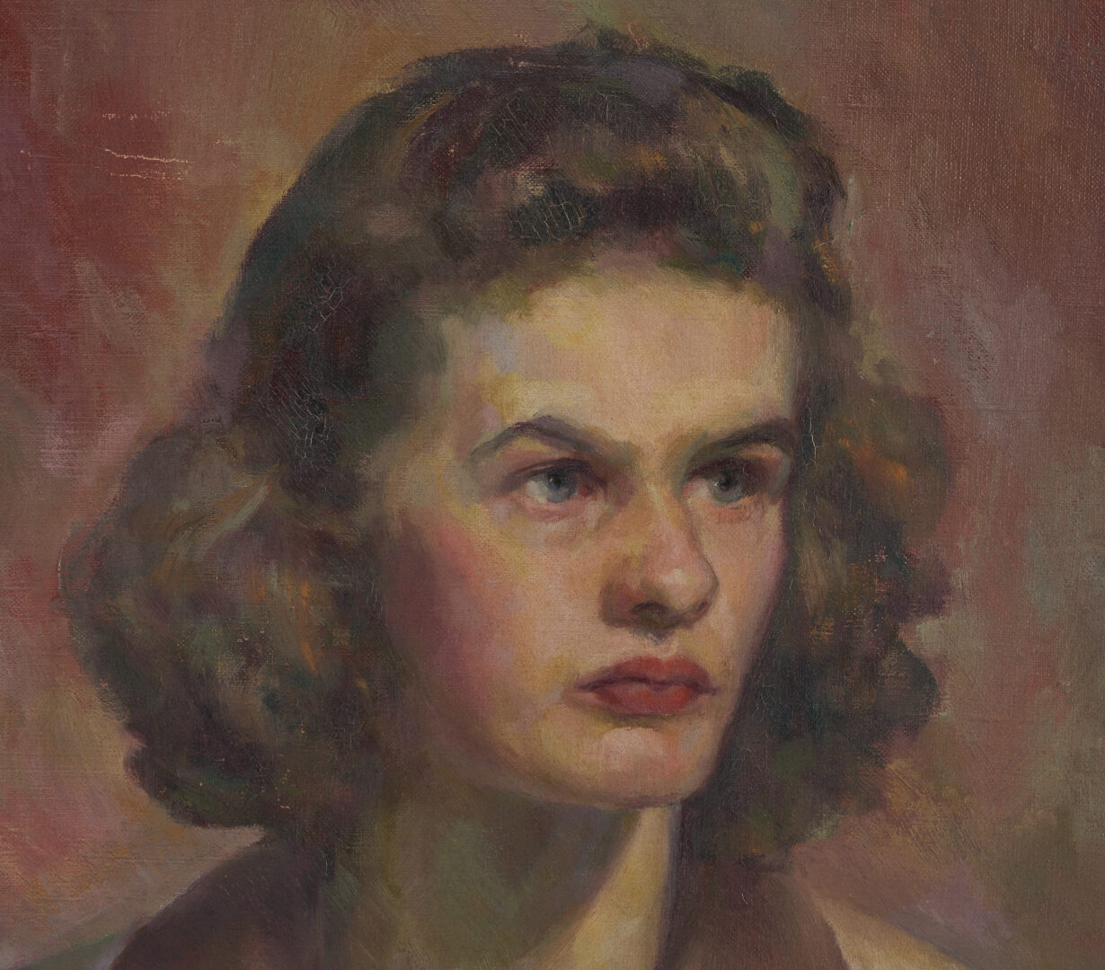 Lot 865: Portrait of Martha Gamble, by Paul Matthew Scott