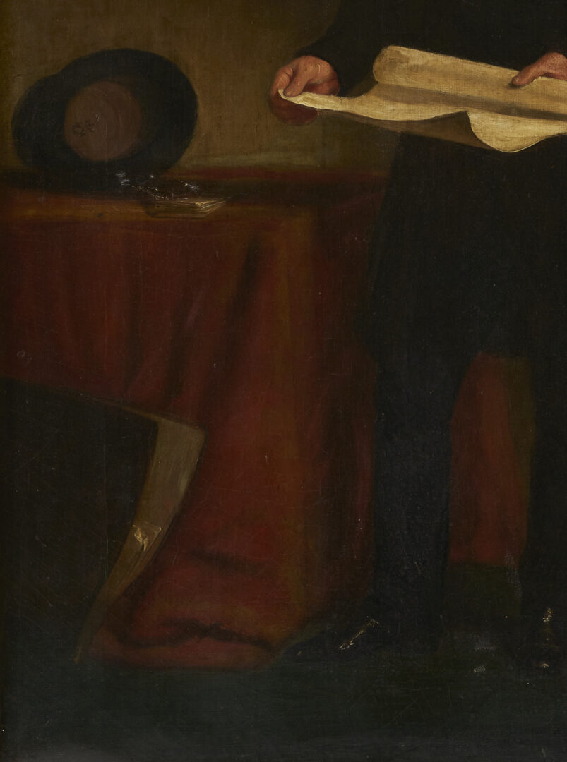 Lot 871: 19th C. Portrait of Mr. Grant of Niagara Falls, New York, Aesthetic Frame