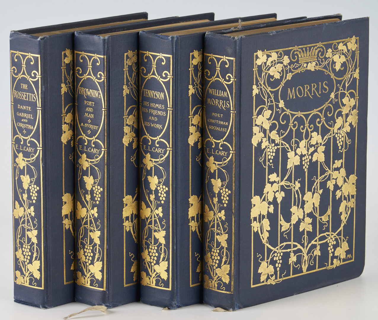 Lot 872: 4 Elizabeth L Cary Books incl. The Rossettis, William Morris, Pre-Raphaelite interest