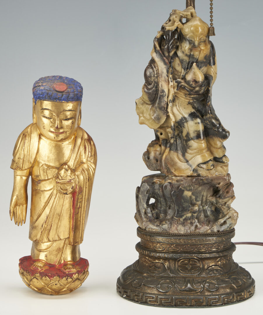 Lot 902: 6 Assembled Asian Decorative Items
