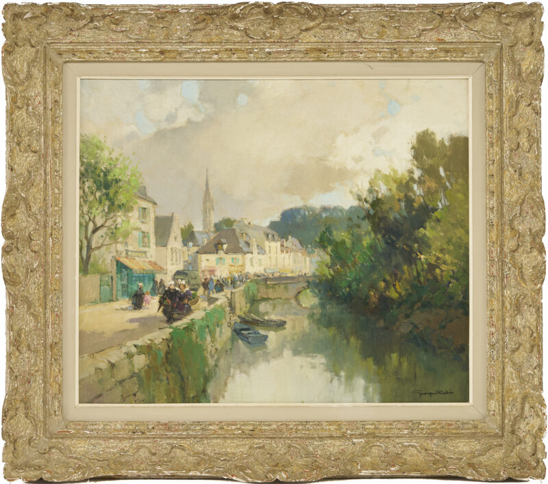 Lot 94: Georges Charles Robin O/C Pont-Aven Finistere
