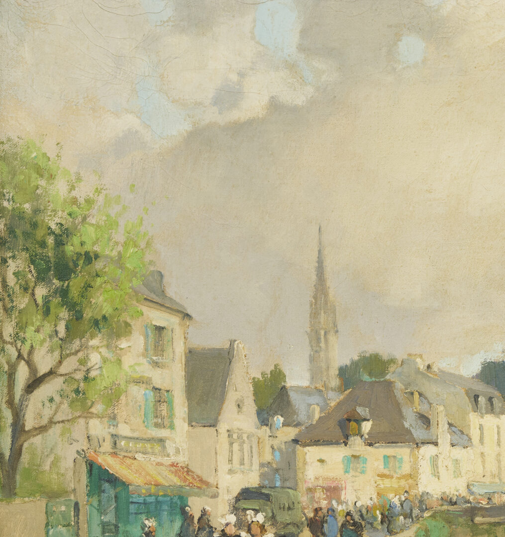 Lot 94: Georges Charles Robin O/C Pont-Aven Finistere