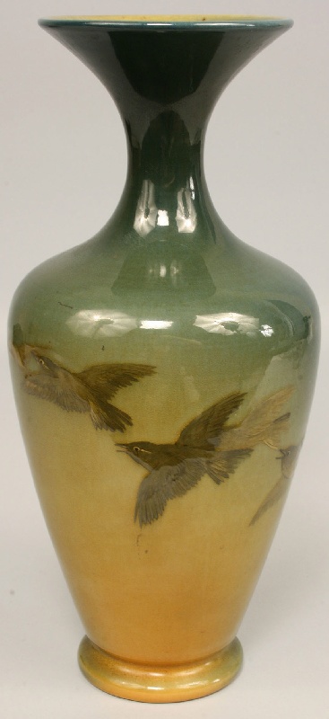 Rookwood decorated vase by Kataro Shirayamadani, 1893