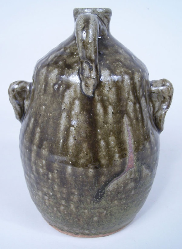 Southern folk pottery – Lanier Meaders face jug (lot#219)
